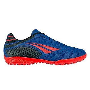 Chuteira Penalty Society Matis Y-2 Masculina Marinho Vermelho
