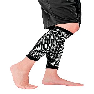 Panturrilheira Elástica Penalty Knit XXIII Unissex Preto Branco