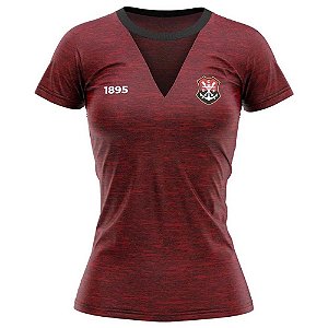 Camisa Braziline Flamengo Pilus Feminina Bordo