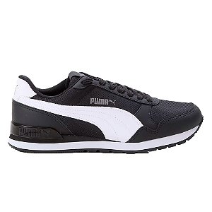 Tênis Puma Runner V2 Sn Bdp Masculino Preto Branco