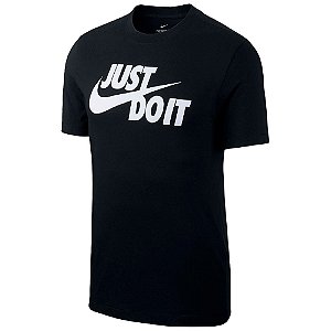 CAMISETA NIKE NSW TEE JUST DO IT MASC PTO/BCO