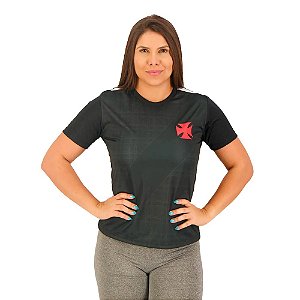 Camisa Braziline Vasco da Gama Epoch Feminina Preto