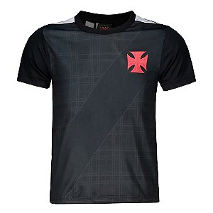 Camisa Braziline Vasco da Gama Epoch Infantil Preto