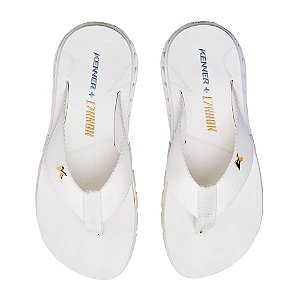 Chinelo Kenner Rakka L7nnon Unissex Branco