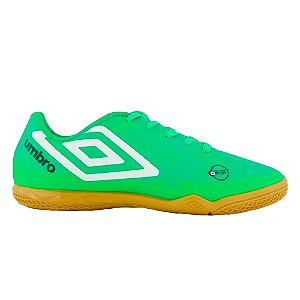 Chuteira Umbro Futsal Orbit Infantil Verde Limão