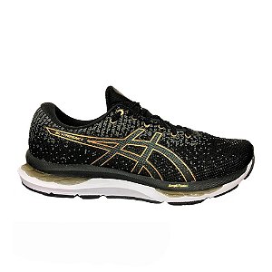 Tênis Asics Gel Hypersonic 4 Masculino Preto Dourado