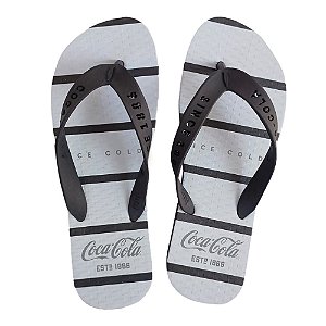 Chinelo Coca Cola Lynn 24/25 Masculino Preto Preto
