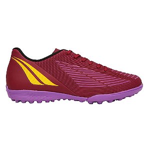 Chuteira Society Penalty Líder Y-3 Masculina Lilás Amarelo