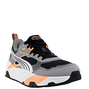 Tênis Puma Trinity Desert Road Masculino Cinza Branco Laranja