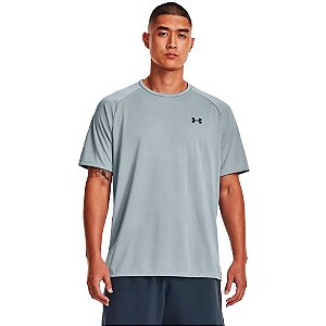 Camisa Under Armour Tech 2.0 Masculina Cinza Preto