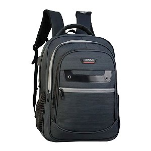 Mochila Mormaii P/Leptop MOR2491 32 Litros Unissex Preto Cinza
