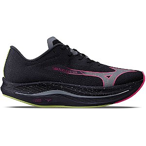 Tênis Mizuno Wave Rebellion Flash 2 Masculino Preto Rosa