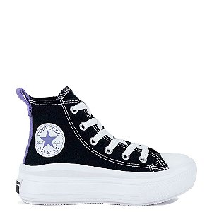 Tênis Converse All Star Chuck Taylor Move Infantil Preto Lua