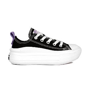 Tênis Converse All Star Move Infantil Preto Roxo