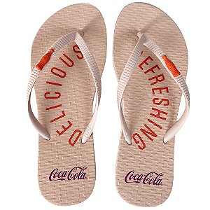 Chinelo Coca Cola Vicenza 24/25 CC4474 Feminino Rose Claro