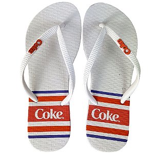 Chinelo Coca Cola Monza 24/25 CC4468 Feminino Branco Branco