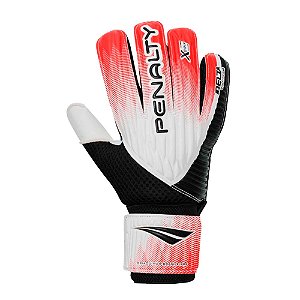 Luva De Goleiro Penalty Delta Training XXIII Infantil Branco Vermelho