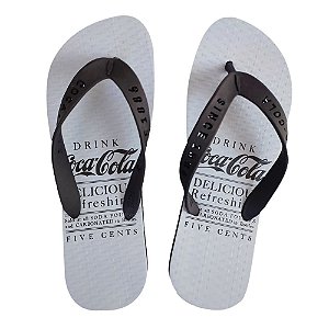Chinelo Coca Cola Soda 24/25 Masculino Preto Preto
