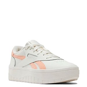 Tênis Reebok Court Advance Surge Feminino Branco Salmão