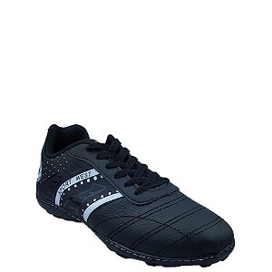 Chuteira Society Sport West 1102 Unissex Preto Branco