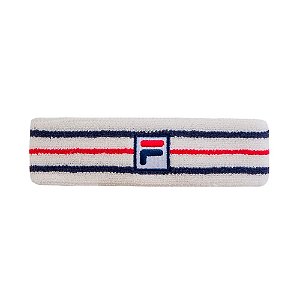Testeira Fila Vintage Unissex Branco Marinho Vermelho