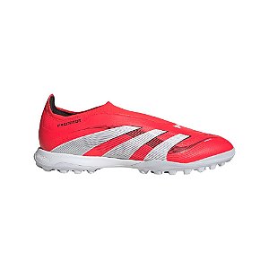 Chuteira Adidas Society Sem Cadarços Predator League Coral