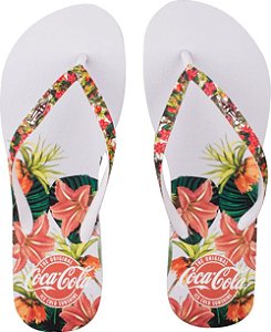 Chinelo Coca-Cola Shoes Tropical Florest