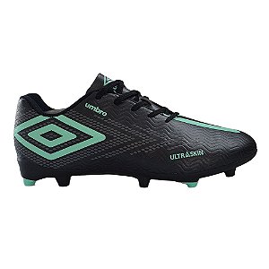 Chuteira Umbro Campo Ultraskin Masculina Preto Verde