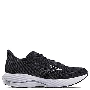 Tênis Mizuno Wave Rider 28 Masculino Preto Prata Branco