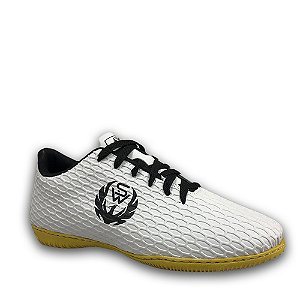 Chuteira Futsal Sport West 421 Unissex Branco Preto