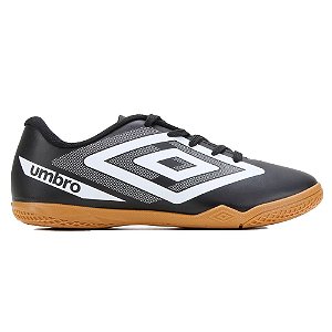 Chuteira Umbro Futsal Beat Infantil Preto Branco
