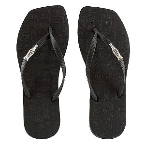 Chinelo Coca Cola Square Sandal II 23/24 Feminino Preto Preto