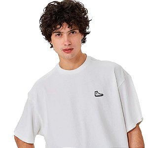 Camisa Converse Go-To Patch Loose Masculina Branco