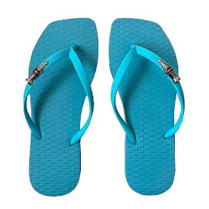 Chinelo Coca Cola Square Sandal II 23/24 Feminino Azul Claro