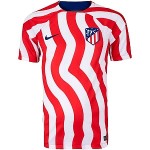 CAMISA NIKE ATLETICO DE MADRI I 22/23 MASC BCO/VRM