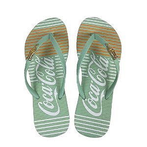 Chinelo Coca Cola Classic Lines 24/25 CC4376 Feminino Verde Claro Verde Claro