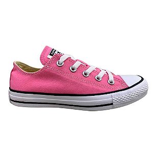 Tênis Converse All Star Chuck Taylor Cano Curto Infantil Rosa
