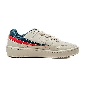 Tênis Fila Arcade Infantil Branco Marinho Vermelho