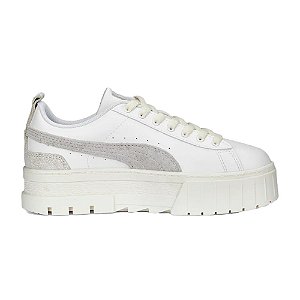 Tênis Puma Mayze Thrifted Feminino Branco Cinza