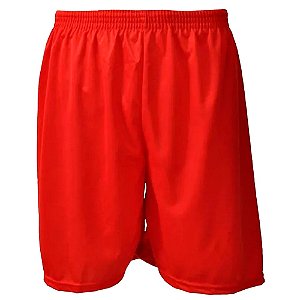 Calção Futebol Vettor Jakar Infantil Vermelho