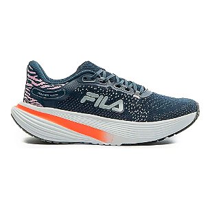 Tênis Fila Racer Nairobi Feminino Marinho Branco Laranja