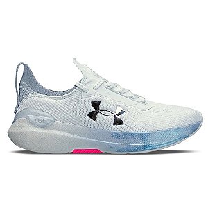 Tênis Under Armour Charged Hit Feminino Branco Metálico