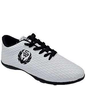 Chuteira Sport West Society Masculina Branco Preto