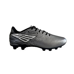 Chuteira Penalty Campo Tornado Masculina Chumbo Preto