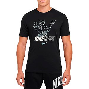 Camisa Nike Court Dri-Fit Masculina Preto Branco