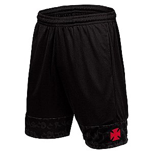 Bermuda Braziline Vasco da Gama Travis 22/23 Masculina Preto