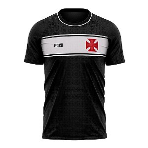 Camisa Braziline Vasco da Gama Prestine Infantil Preto