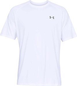 Camisa Under Armour Tech Textured Masculino Cinza Gelo Preto