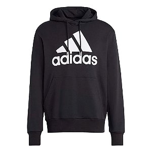 Casaco Adidas Big Logo Masculino Preto Branco