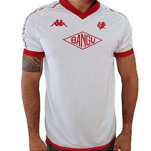 Camisa Oficial Bangu II 24/25 Masculina Branco Vermellho